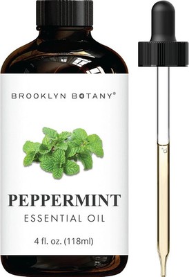 Brooklyn Botany Peppermint Essential Oil - Huge 4 Fl Oz - 100% Pure and Natur...