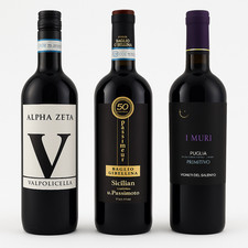 Italian Red Wine Mixed Case 3 x 750ml | I Muri Primitivo, Baglio Passimiento