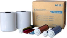 Hiti 4X6" Media for Photo Printer P520 & P520L, 500 Sheets to a Roll, 2 Rolls in