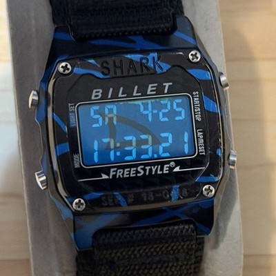 FREE STYLE SHARK BILLET デジタル時計 Freestyle Shark BILLET Aluminum Blue Black Surf Digital Watch