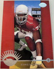 1996 Donruss Leaf Simeon Rice #175 Arizona Cardinals ROOKIE Card!