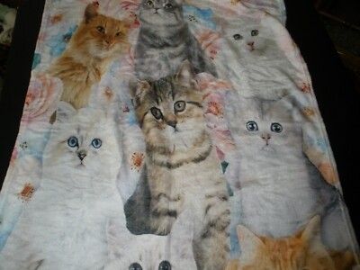 NEW Infant Super Soft Blanket CATS 40''x29'' (SU148)