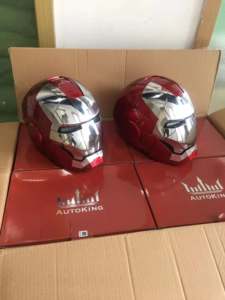 AUTOKING Iron Man MK5 Helmet Wearable Voice Remote Control Wearable Mask Stock!! - Image 3 of 4