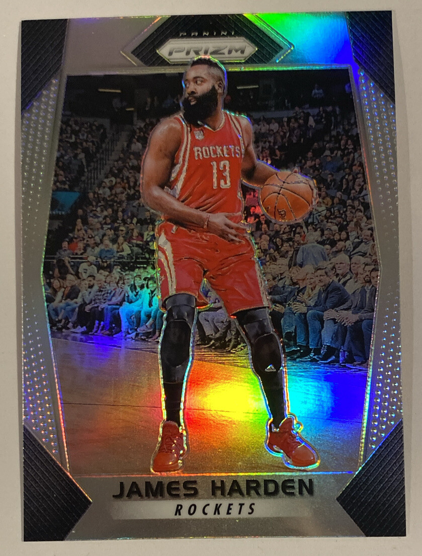 JAMES HARDEN 2017-18 Panini Prizm #251 SILVER PRIZMS Houston Rockets