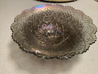 VINTAGE CARNIVAL MAGNIFICENT IMPERIAL ELECTRIC SMOKE HATTIE 9” SERVING BOWL
