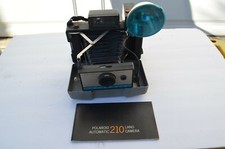 Vintage Polaroid Automatic 210 Land Camera With Strap and Manual