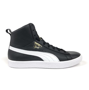 puma clyde mid core foil black