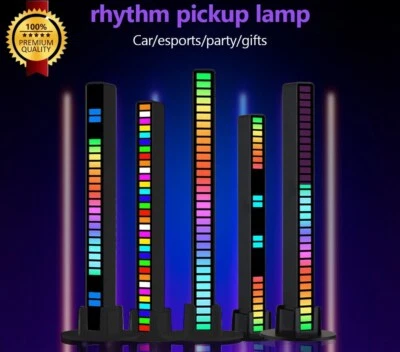 AHUB 32 LED RGB Voice Activated Car Music Sound Control Pickup Rhythm Party Light Bar