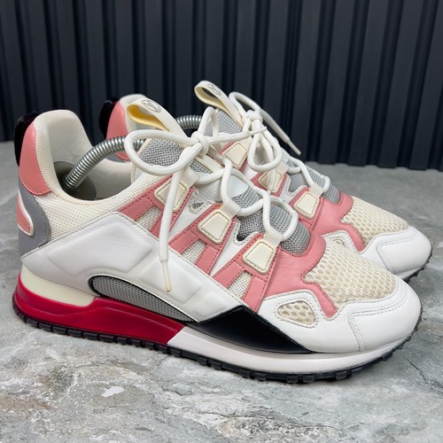 Sneakers Louis Vuitton Run Away Logo Bianco Maglia Pelle 5 UK o 8 US o 38 EUR - Foto 4 di 11