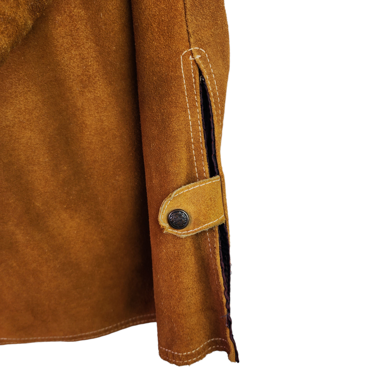 Vintage 1970s Joker Suede Rancher Jacket Western Styling Lined Huga 320319