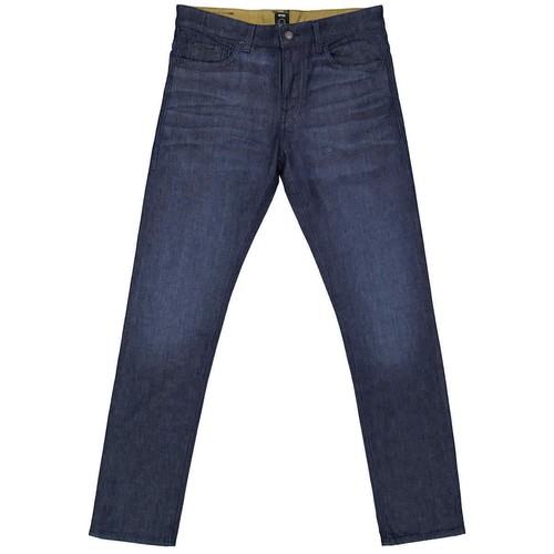 Hugo Boss Men's Blue Delaware3 Slim-fit 