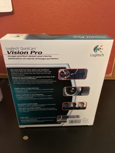 Logitech QuickCam Vision Pro / Carl Zeiss Optics 2MP Microphone for MAC - Picture 2 of 4