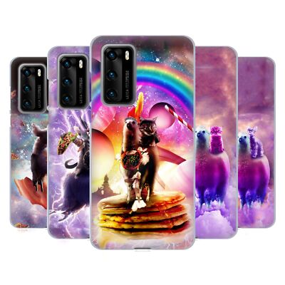 OFFICIAL RANDOM GALAXY SPACE LLAMA SOFT GEL CASE FOR HUAWEI PHONES 4