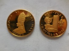 Vaticano medaglia Paolo VI visita all' ONU New York 1965