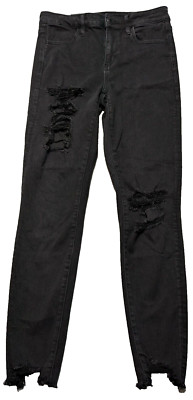 AMERICAN EAGLE 360 NE(X)T LEVEL STRETCH Women 8 Regular Black Hi-Rise Jegging