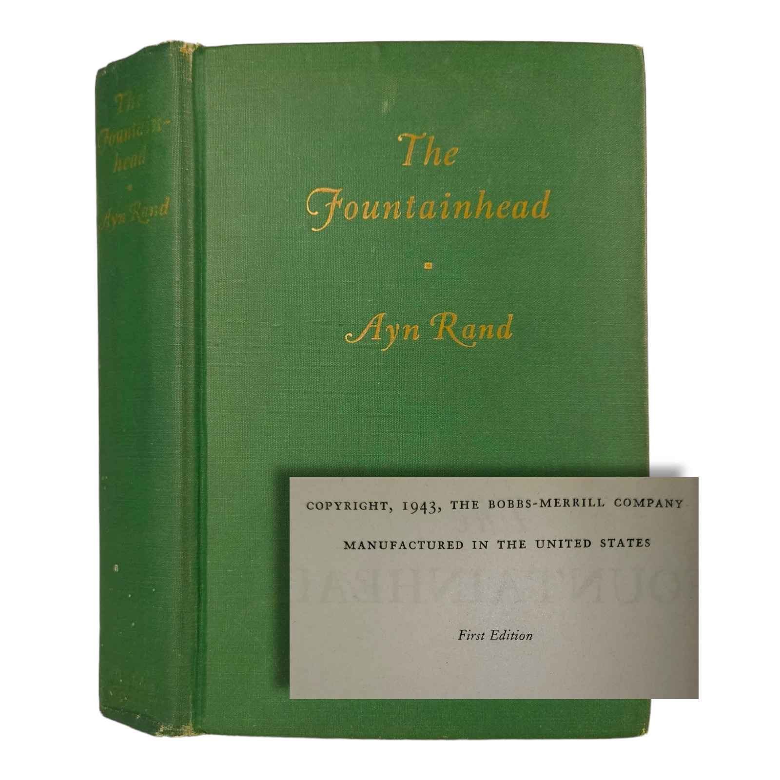 The Fountainhead – 1943 – Ayn Rand – True First Edition (Stated), 1st  Printing – Biblioteca Nacional de Angola
