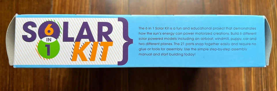 Kit Solar Juguete: Kits de Robot de Juguete STEM 6 en 1 Kit Solar Educativo Foto 3 de 4