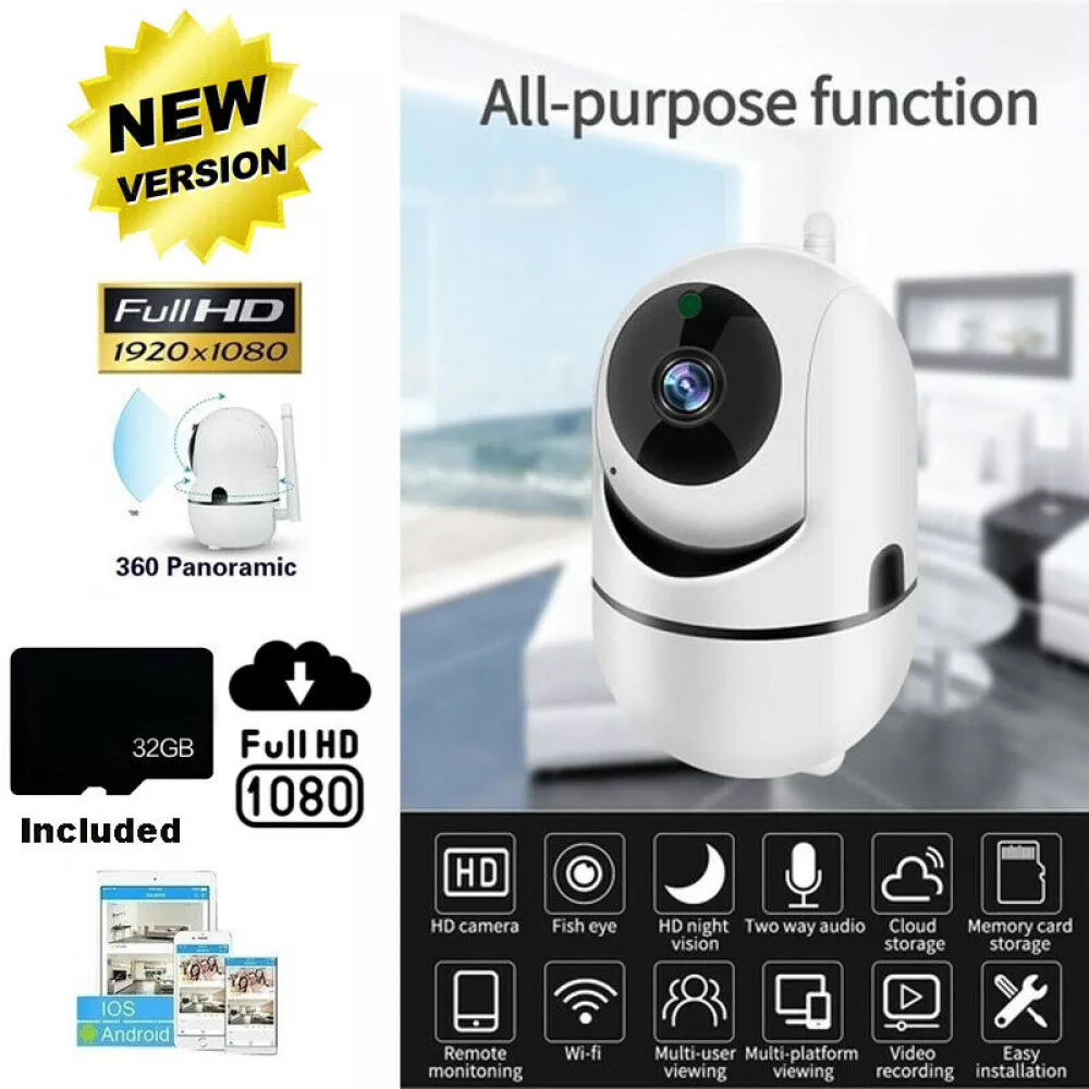 YI 1080p Smart Home Camera Indoor AI Human/Dog Cat Pet Wifi