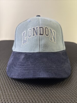 Vintage London England Hat Cap Strap Back 90 s Men s Adjustable Logo Two Tone