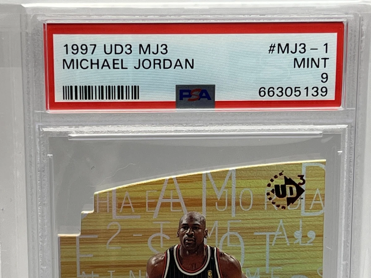 1997 Upper Deck UD3 MJ3 #MJ3-1 Michael Jordan The Shot Chicago 