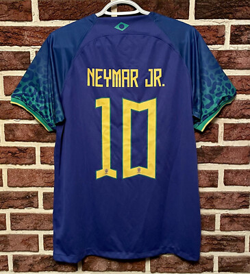 Nike ネイマール JR シャツ 10番 青 2024/25 Brazil Away Jersey #10 Neymar Jr 2XL Nike Copa