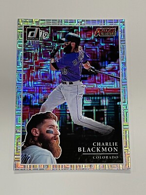 2019 Donruss Baseball Action All-Stars Vector #AA11 - Charlie Blackmon - Rockies