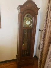 GMK Fancher Grandfather Clock Kieninger Movement 3 Chime Options Beautiful Wood 