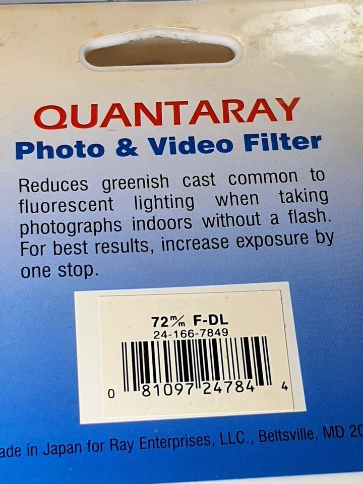 72mm FL-D Daylight Balance Lens Filter FLD Japan 72 mm Camera Fluorescent E72 - Image 4 of 4
