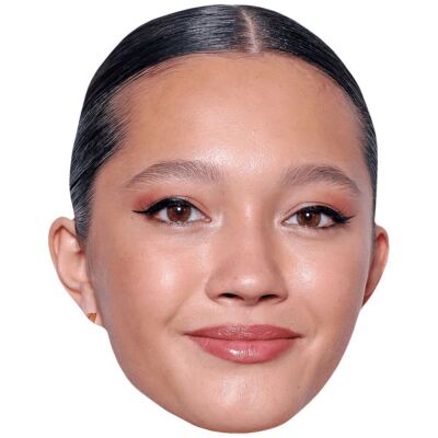 Lily Chee (Smile) Celebrity Mask, Flat Card Face, Fancy Dress Mask
