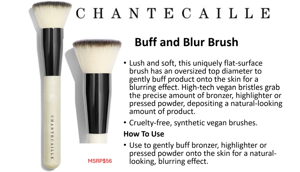 Щетка Chantecaille Buff And Blur новая с биркой 100% подлинная - Изображение 3 из 4