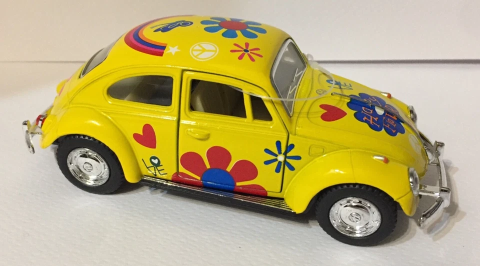 Beetle Classic 1967 Volkswagen Maggiolino Sportelli Apribili Gia Kinsmart No Box - Immagine 2 di 4