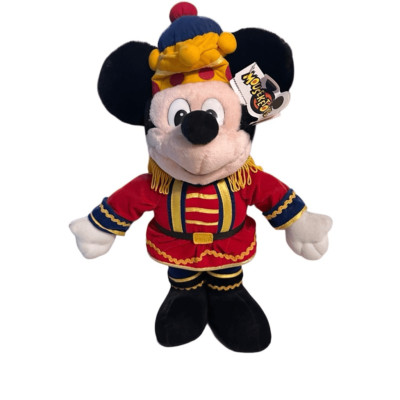 Vtg Disney Mickey Mouse Mouseketoys Band Leader Nutcracker Standing Plush 14''