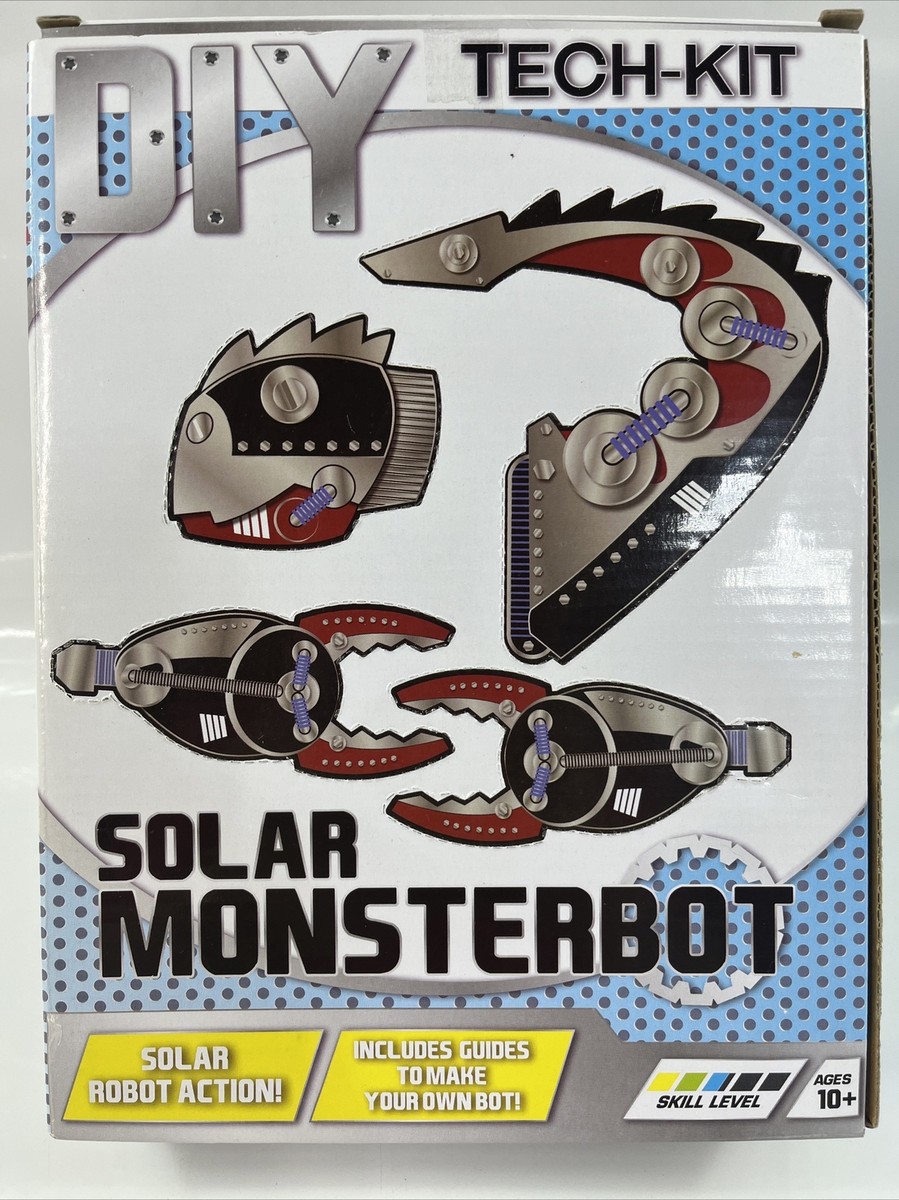 Diy Tech-Kit Solar Monsterbot, New in Box