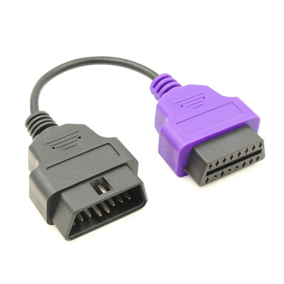 16 Pin OBD2 Male to Female Adapter Connector Extender Extension Cable For Fiat