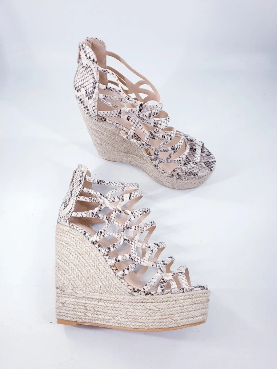 Public desire snakeskin heels sale