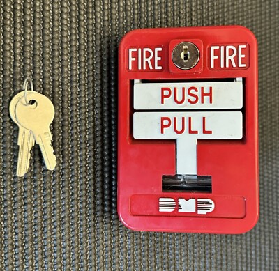 DMP 850 Fire Alarm Pull Station Red Dual-Action