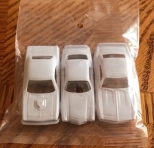 Auto World Thunderjet HO Scale Unpainted Bodies 3-pack Brand New 