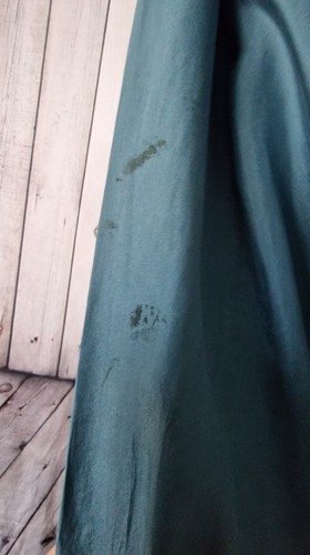 Anyway Vintage Silk Shirt -Medium- Green Floaty 1990s Baggy Fit CS68 - Picture 12 of 13