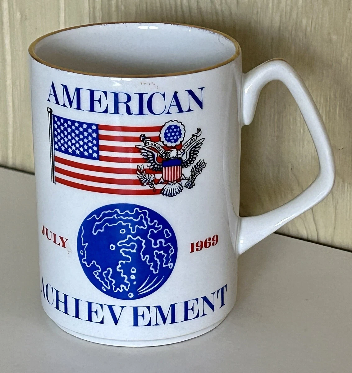 First Men On The Moon Coffee Mug July 21st 1969 by Old Foley Made