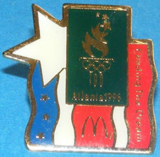 ATLANTA 1996 Olympic Collectible Sponsor PIN - McDonalds Feeding the Dream