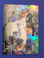 2022 Stadium Club Chrome JONATHAN HEASLEY - GREEN REFRACTOR - /99 - ROOKIE RC