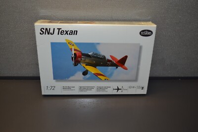 Vintage Testors #663 SNJ Texan 1:72 Aircraft Model Kit Factory Sealed
