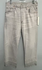Citizens of Humanity Boho Sample Cora Crop Jeans Relaxed Undone Hem Size 27
