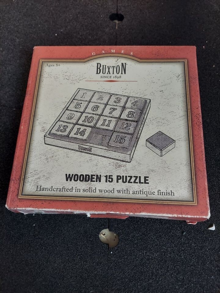 Buxton Wooden Mind Teaser 15 Puzzle Set - | eBay