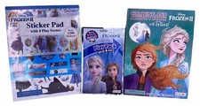 Frozen 2 Coloring Book and Sticker Activity Pad with Tattoos, Stickers and Crayo