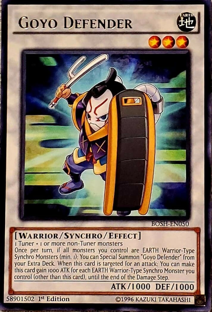 yugioh goyo deck Goyo Defender BOSH-EN050