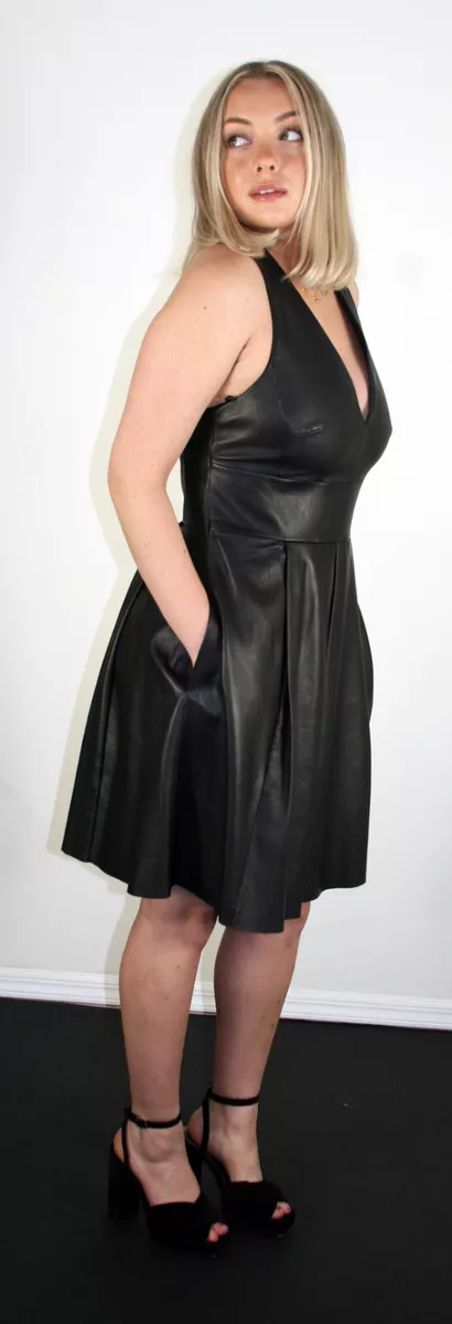 Banana republic leather dress discount