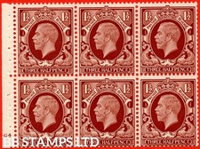 SG. 441f. NB24 1½d Red - Brown. An UNMOUNTED MINT Intermediate format co B68327