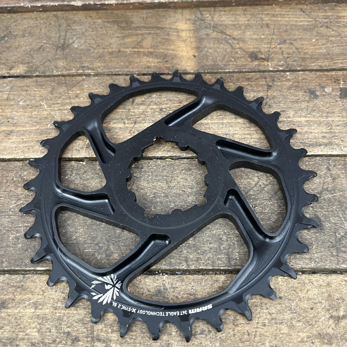 SRAM XX1 Eagle 34T Chainring Direct Mount X-Sync 3mm Offset Black