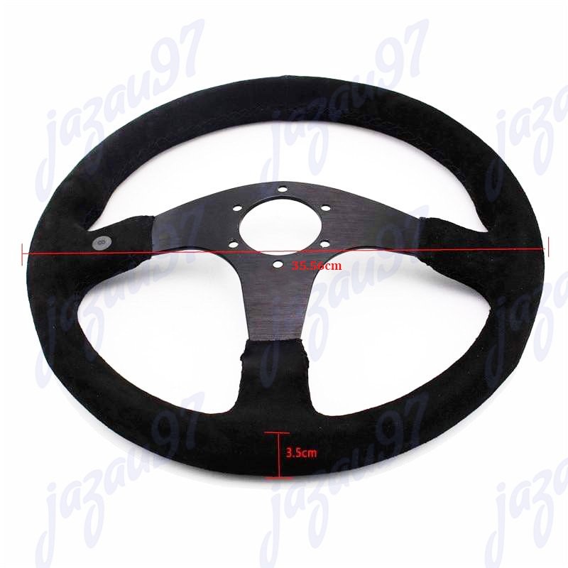 Sparco Competition Stuur, zwart suède 350 mm. 015R325CSN